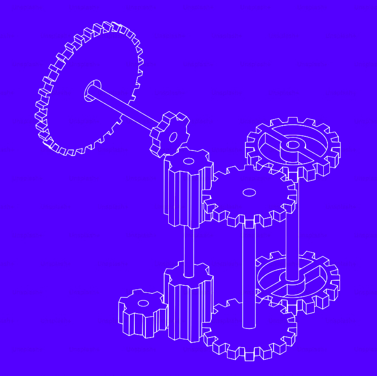 Illustration of a phone app